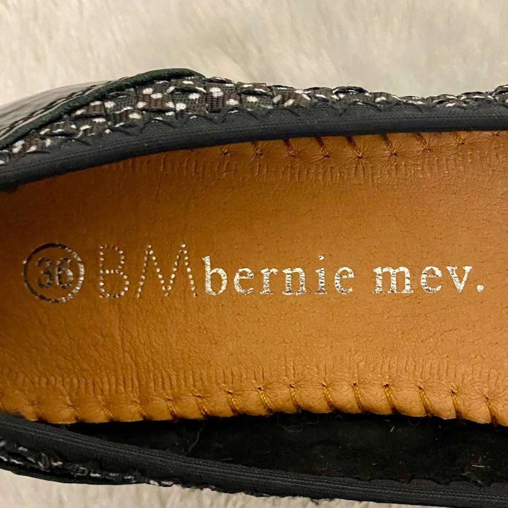 Bernie Mev Bella Me Black Polka Dot Flats Women’s Size 36 EU (5-5.5 US)